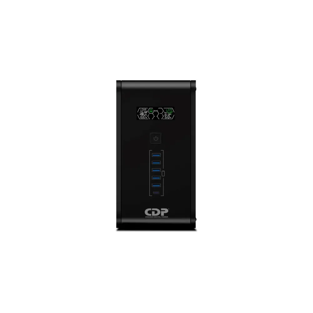 UPS Interactiva CDP R-SMART751 750VA LCD 10 Tomas Protección