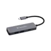 USB-C-Multiport-Hub-4-Port-2 Hub Verbatim USB-C Multiport 4 puertos USB 3.2 Gen 1 aluminio