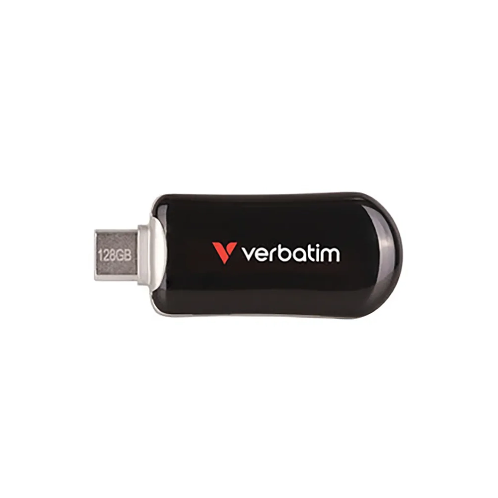 USB flash Verbatim Plectra 128GB 030225 USB-C 3.2 negra