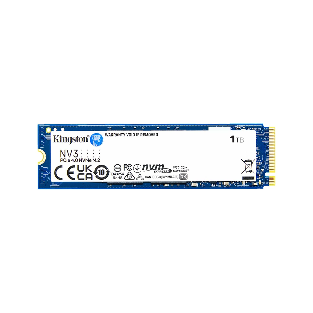 Unidad SSD Kingston NV3 1TB M.2 2280 PCIe 4.0 NVMe Rápida Durable