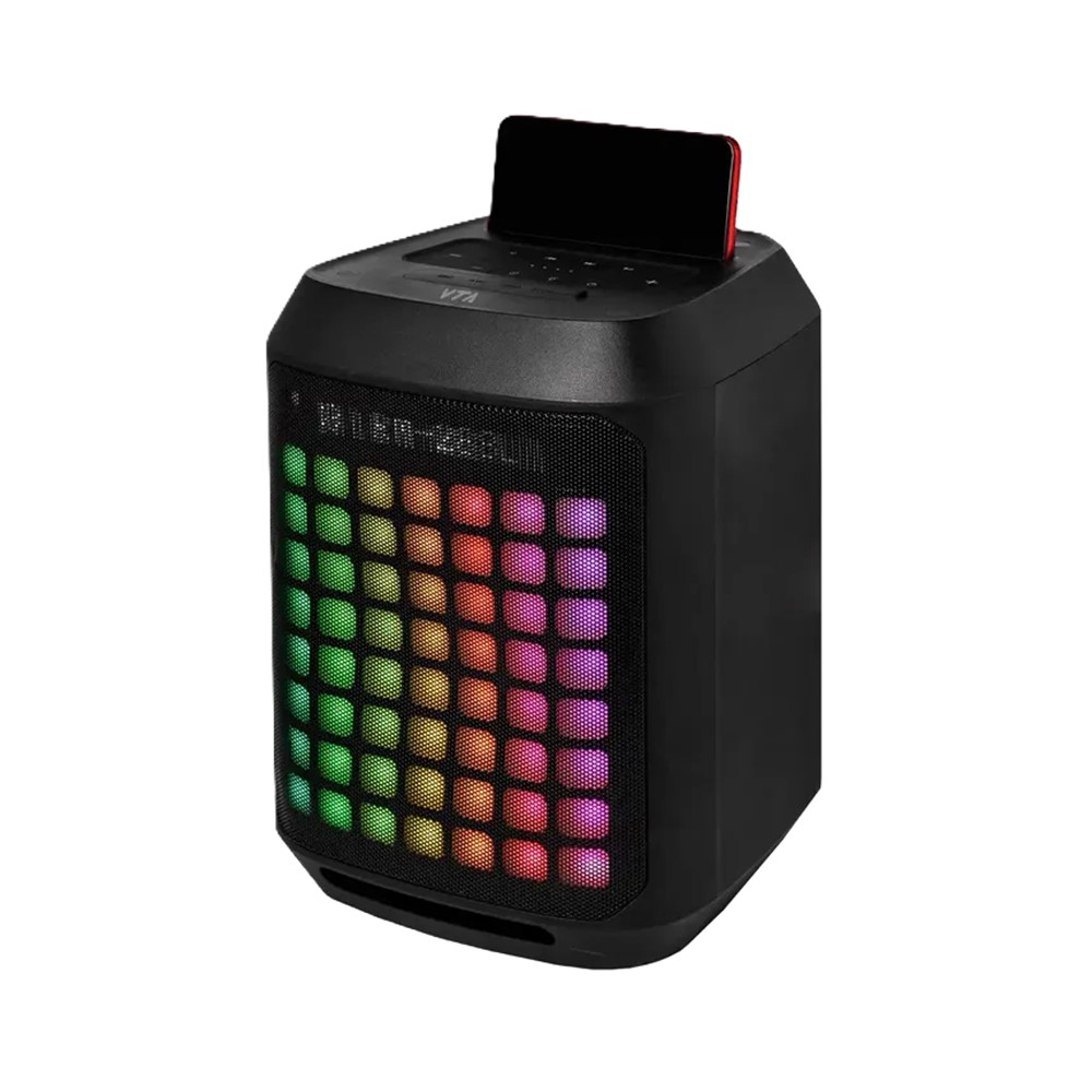 Parlante VTA Mixer 60W recargable con luces LED y Bluetooth