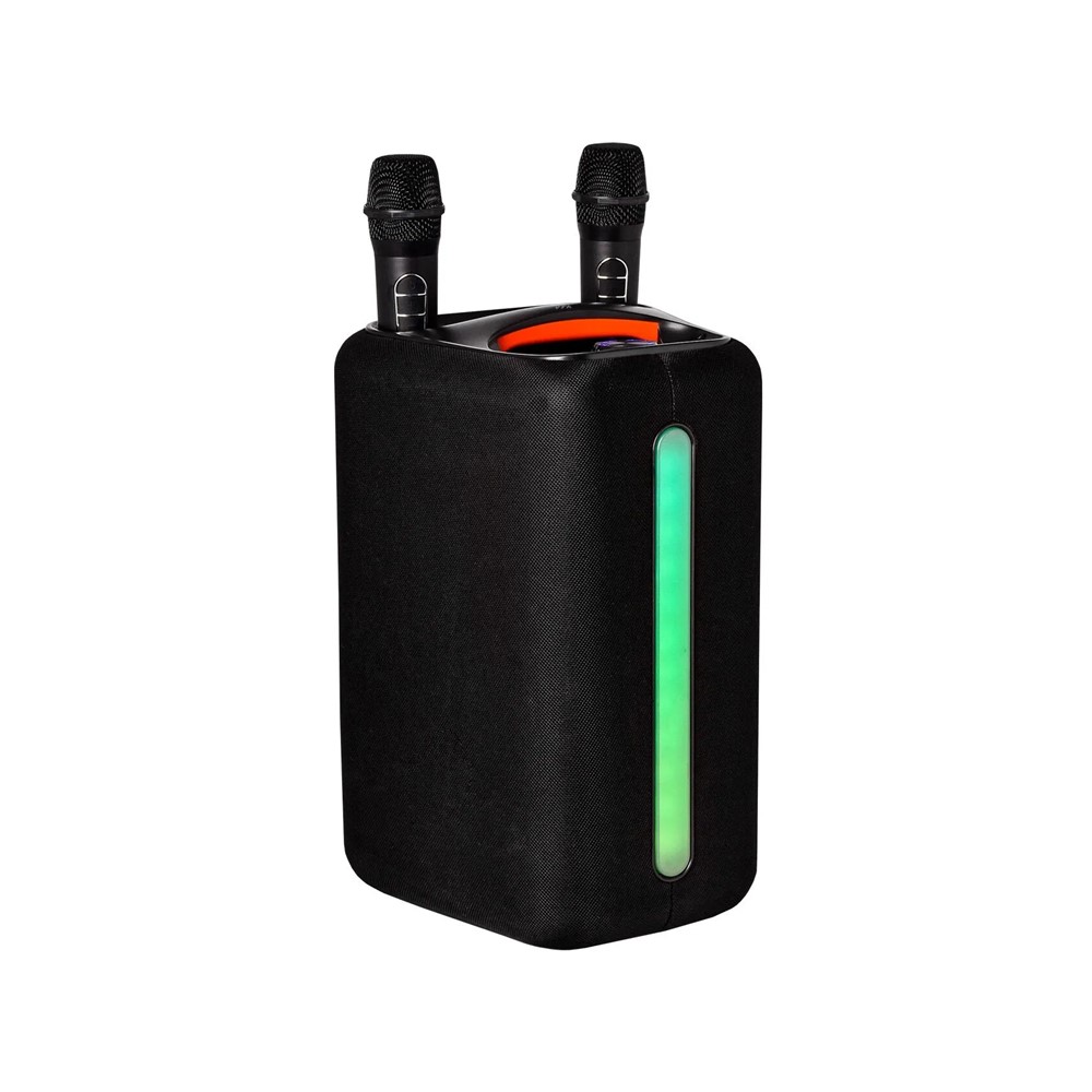 Parlante VTA Duett 80W Bluetooth con 2 micrófonos y luces LED