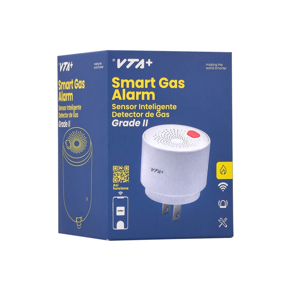 Sensor de Gas VTA-VTA84742 Detección Fugas Alarma y App