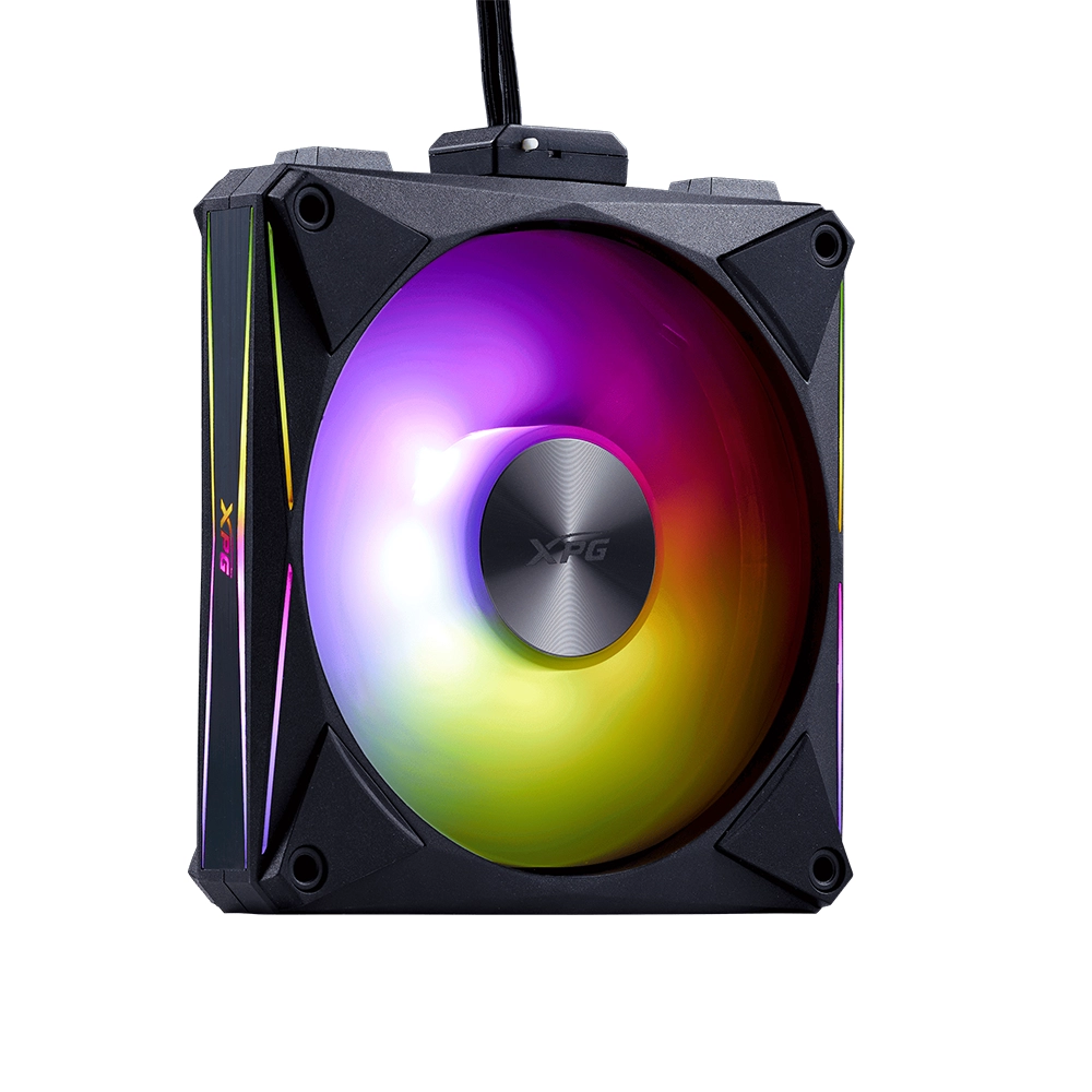 Ventilador Magnético XPG Hurricane 120 ARGB Negro Conexión Rápida