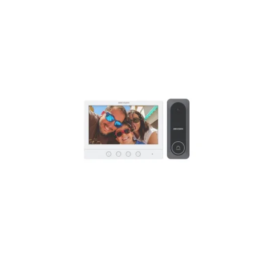 Videoportero-Hikvision-DS-KIS212(O-STD)-2MP-monitor-7-pulgadas Videoportero IP Hikvision DS-KD9203-FE6 2MP facial y huella