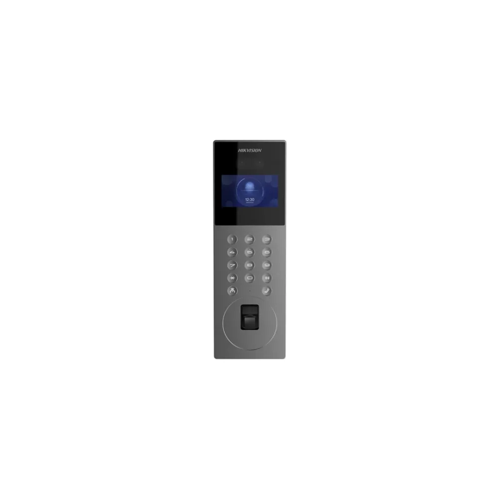 Videoportero IP Hikvision DS-KD9203-FE6 2MP facial y huella