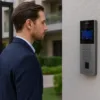 Videoportero IP Hikvision DS-KD9203-FE6 2MP facial y huella