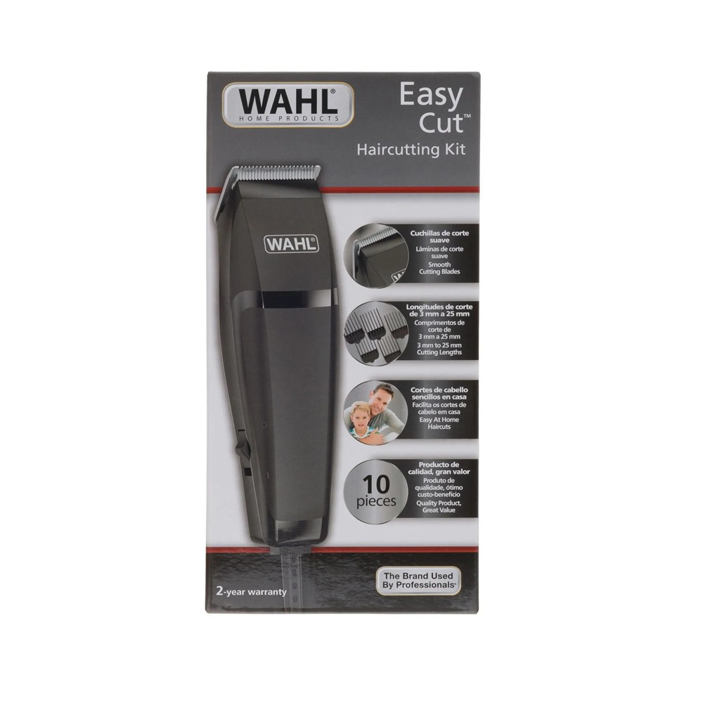 Cortapelo WAHL Easy Cut 09314-3208 negro para hogar y barberia
