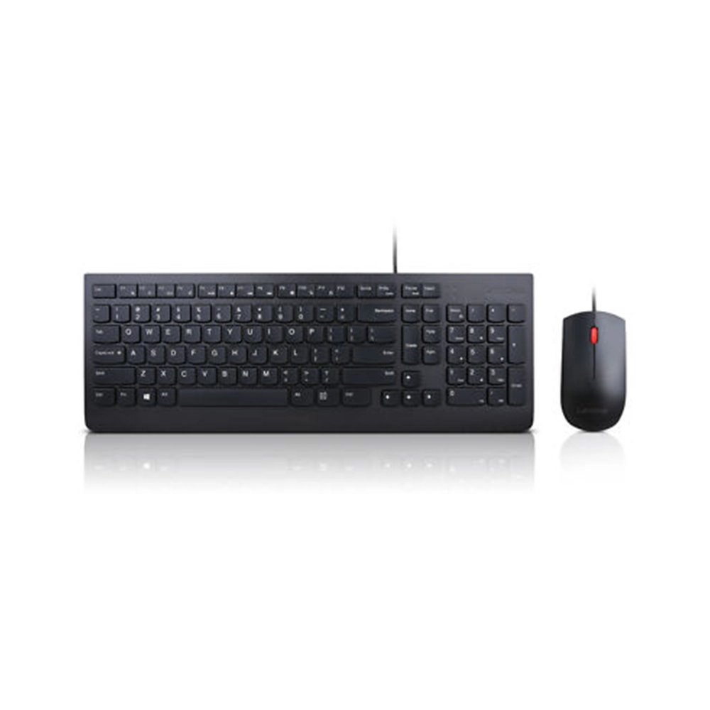 Combo teclado y mouse Lenovo Essential USB Español Latam Pro