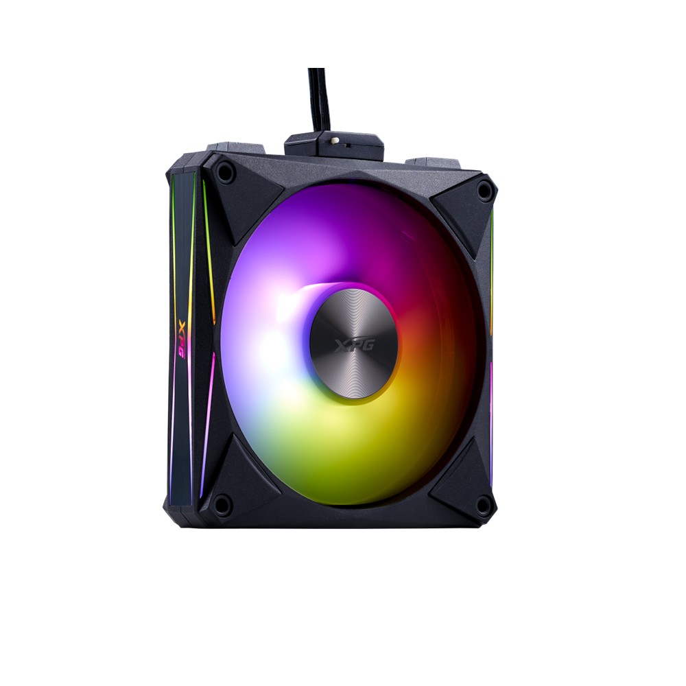 XPG-HURRICANEMAG120ARGBPWM4C-BKCWW-1-4.jpg Ventilador Magnético XPG Hurricane 120 ARGB Negro Conexión Rápida