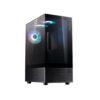 Chasis XPG Invader X Mini negro ATX con 5 ventiladores ARGB