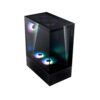 Chasis XPG Invader X Mini negro ATX con 5 ventiladores ARGB