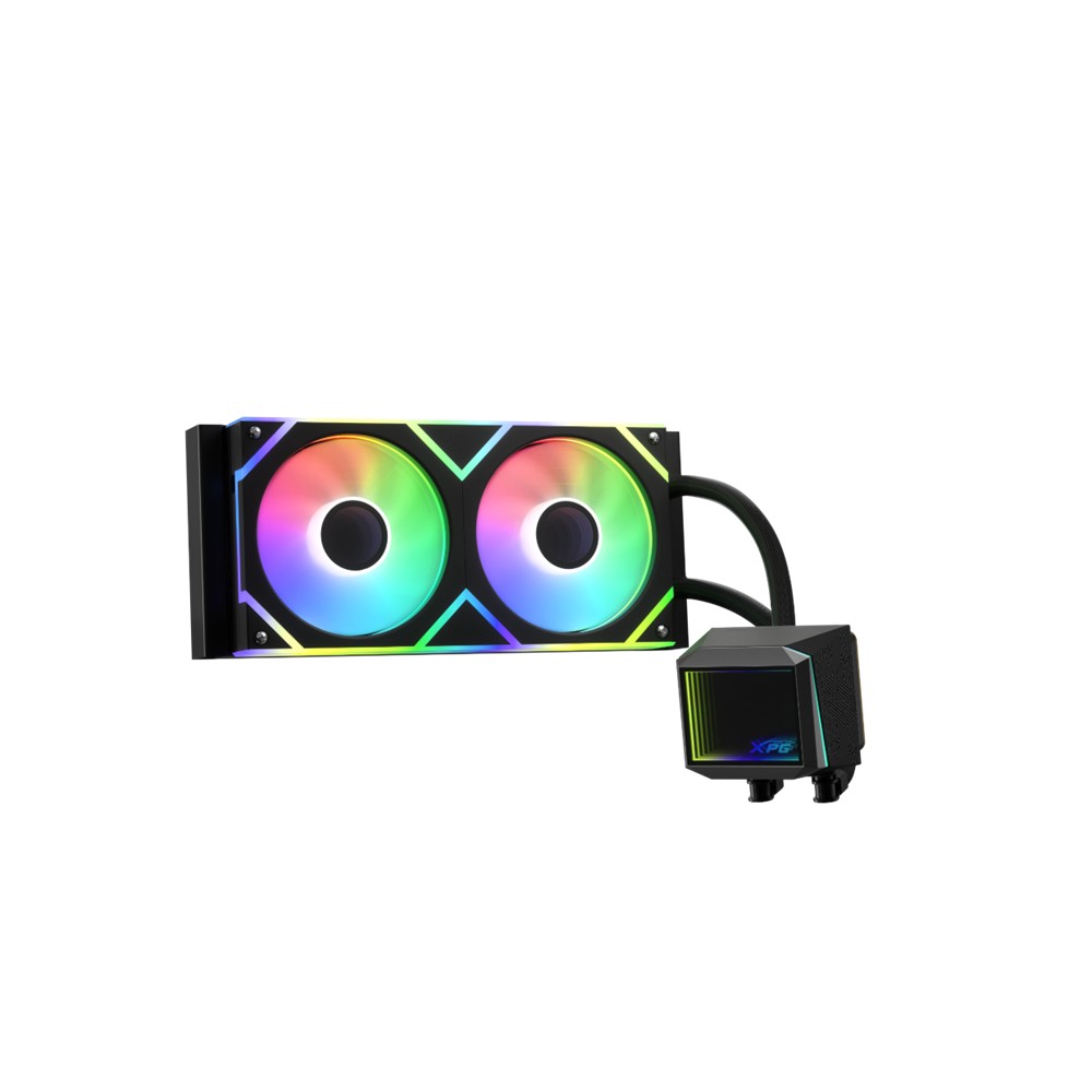 Refrigeracion liquida XPG Levante II 240 negra RGB para gaming