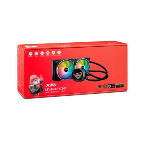 XPG-LEVANTEX240-BKCWW-1.jpg Cooler CPU XPG Maestro Plus 62DA 250W ARGB digital negro