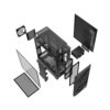 Chasis XPG Starker Air BTF negro mid tower flujo de aire alto