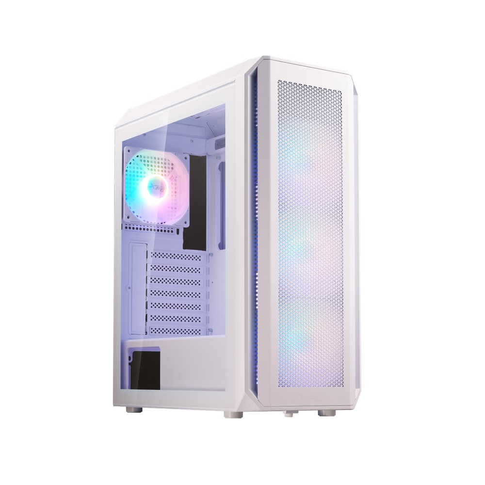 Chasis XPG Valor Air Plus blanco mid tower alto flujo ARGB