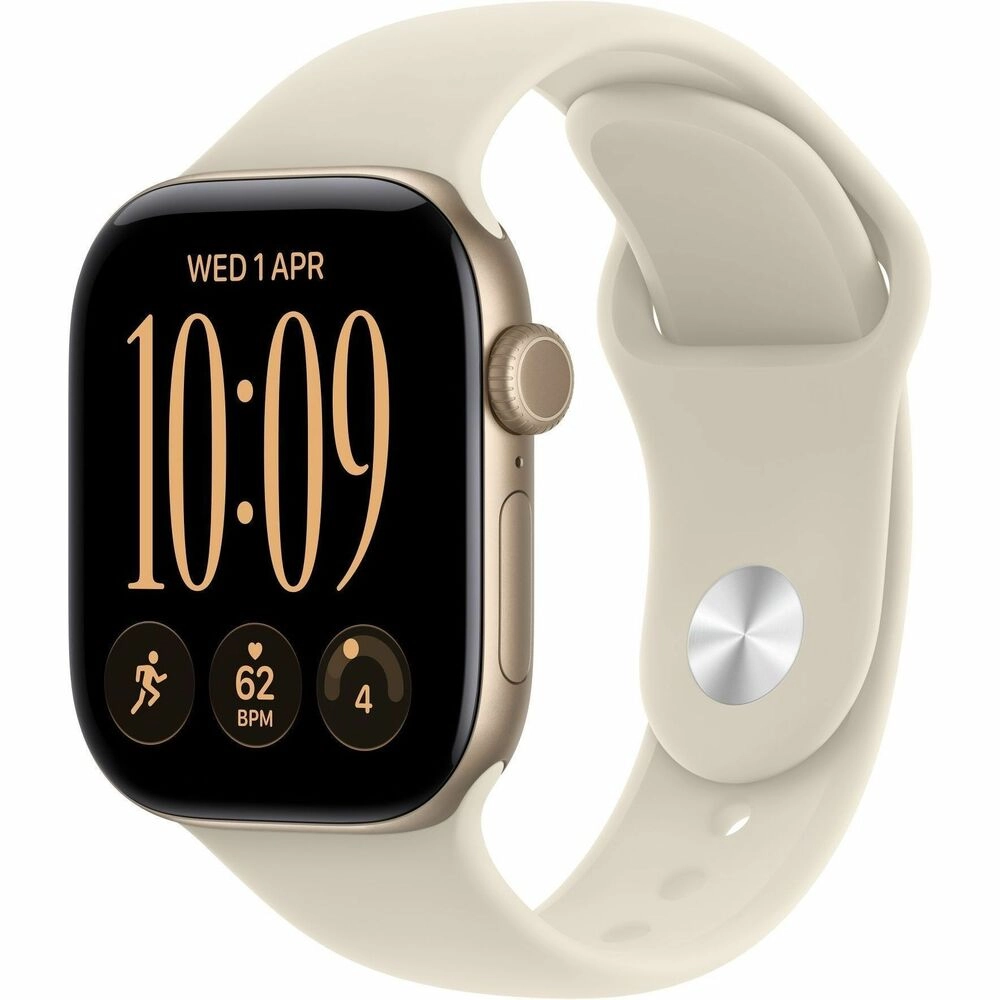 Apple Watch Series 12 42mm Aluminio Dorado Claro Correa Arena - El smartwatch que cuida tu corazón con precisión clínica
