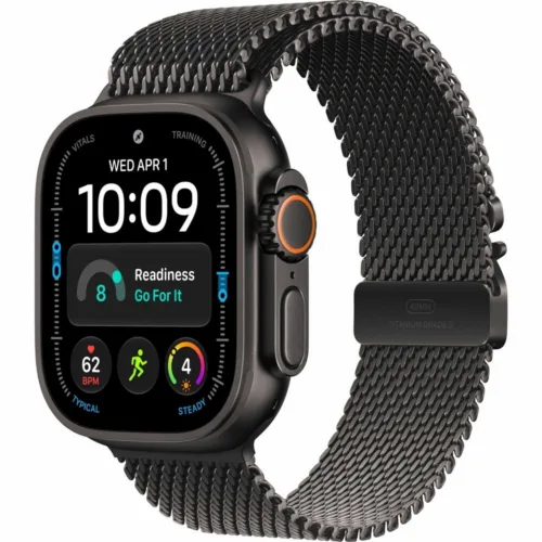 Apple Watch Ultra 4 49mm Titanio Negro Correa Trail Loop M/L - El smartwatch de alto rendimiento para atletas sin límites