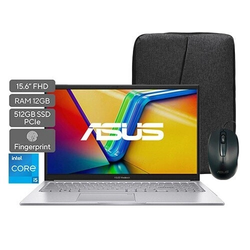 Asus VivoBook 15 X1504VA Intel Core i5-1334U 12GB RAM 512GB SSD Cool Silver - Tu laptop productiva para trabajar y estudiar sin límites - Imagen 2