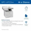 Brother MFC-L6915DW Impresora Láser Multifunción Monocromática - Potencia empresarial a 52 ppm para oficinas de alto volumen - Imagen 5