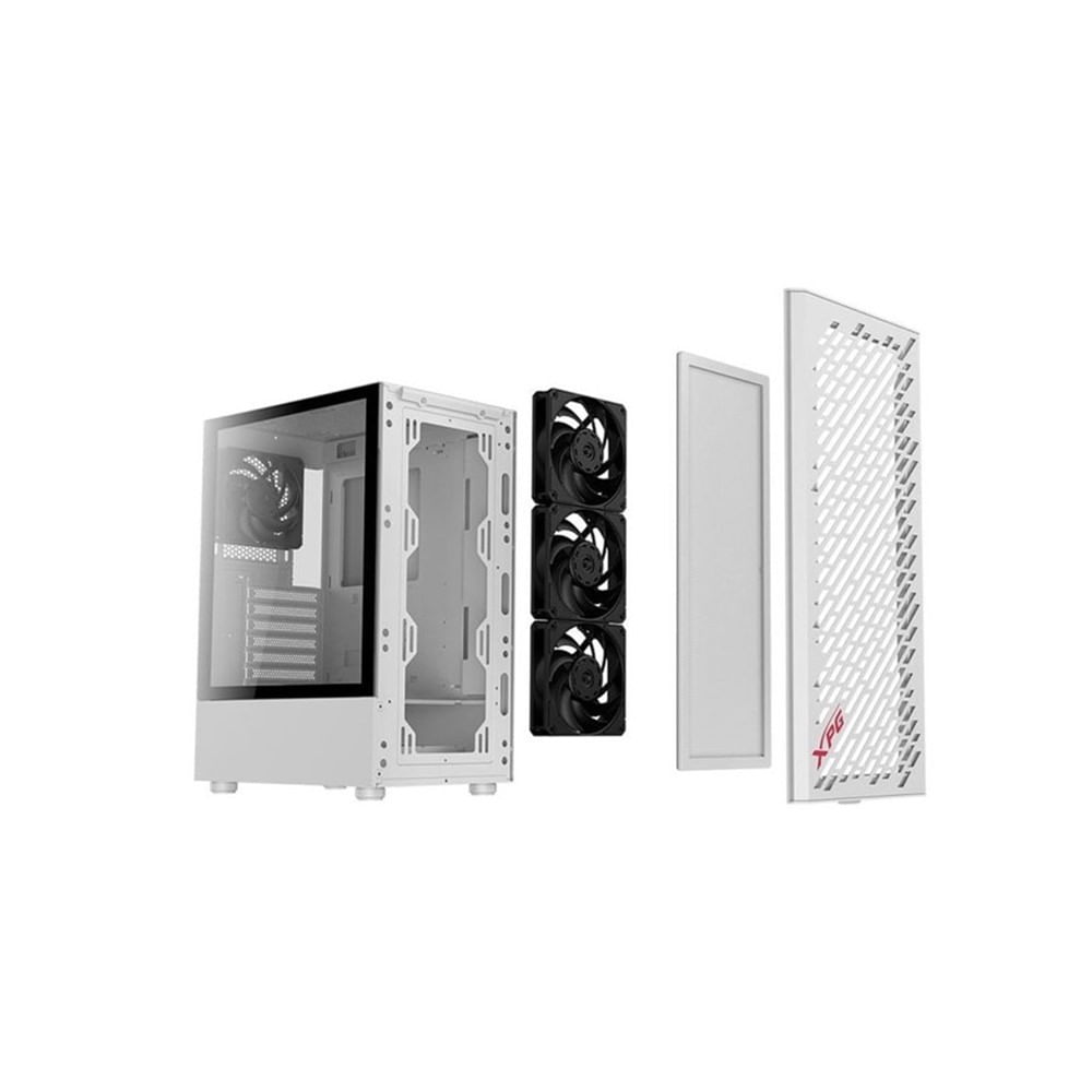 Chasis XPG Valor Air Nano blanco mATX alto airflow compacto