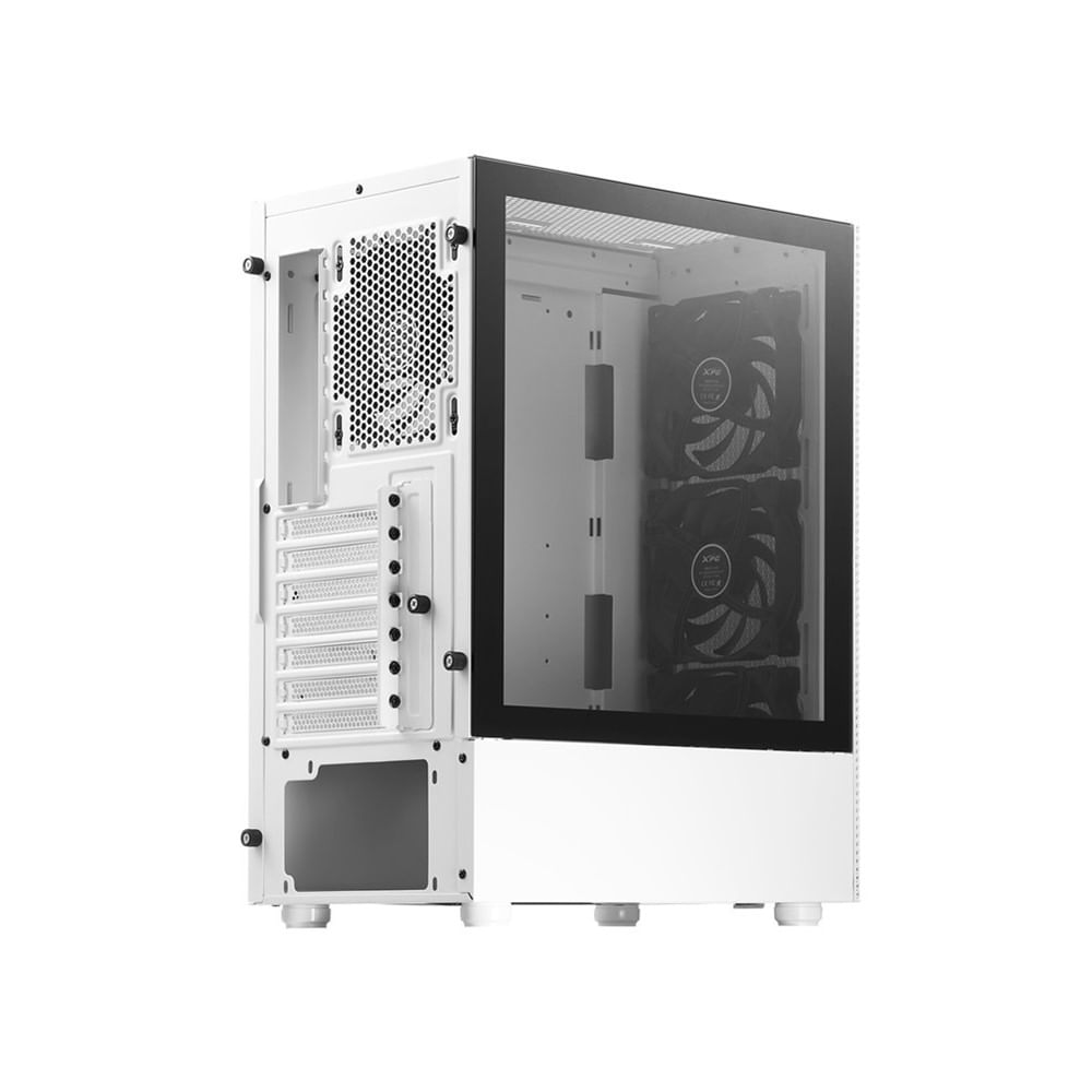 Chasis XPG Valor Mesh Nano blanco microATX compacto gamer