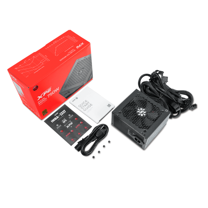 Fuente XPG Pylon II PYLONII750B-BKCCL 750W 80 Plus Bronze