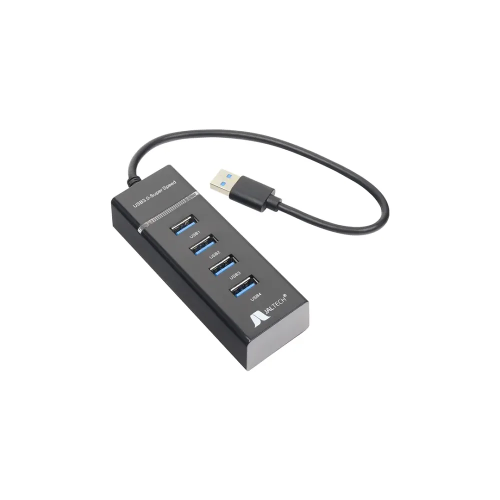 Hub USB 2.0 Jaltech HUB-4 4 puertos alta velocidad 480 Mbps