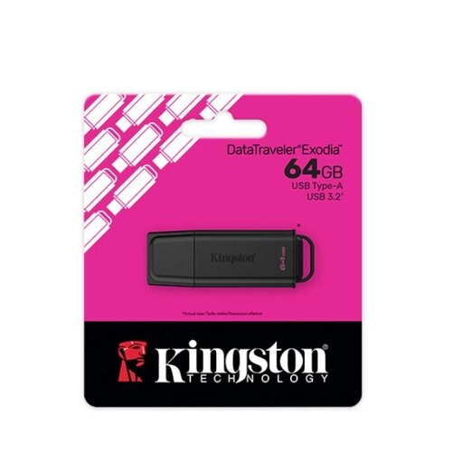 Kingston DataTraveler Exodia G2 64GB USB 3.2 Gen 1 - Tu almacenamiento portátil de todos los días