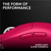 logitech-g-pro-x-superlight-2-mouse-gaming-inalambrico-3.webp Logitech G PRO X SUPERLIGHT 2 LIGHTSPEED - Mouse Gaming Inalámbrico Ultraligero 60g con Sensor HERO 2 - Imagen 3