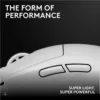 logitech-g-pro-x-superlight-2-mouse-gaming-profesional-3.webp Logitech G PRO X SUPERLIGHT 2 - Mouse Gaming Inalámbrico Profesional Ultraligero 60g - Imagen 3