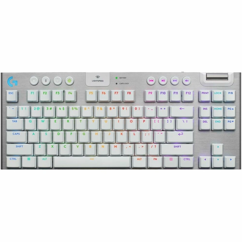 logitech-g915-x-lightspeed-tkl-teclado-gaming-inalambrico-blanco-1.webp Logitech G915 X LIGHTSPEED TKL Teclado Gaming Inalámbrico Mecánico Blanco - Imagen 1