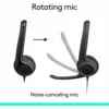 logitech-h390-usb-c-audifonos-microfono-cancelacion-ruido-5.webp Logitech H390 USB-C Midnight Black 197g Estéreo Digital - Audífonos con micrófono para trabajo y reuniones sin complicaciones