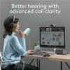 Logitech Zone Wireless 2 Headset Bluetooth 5.2 ANC Híbrida Gris - Concentración total en cada llamada - Imagen 4