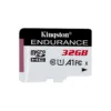 microSDHC Kingston High Endurance - 32GB - Class 10/UHS-I (U1)
