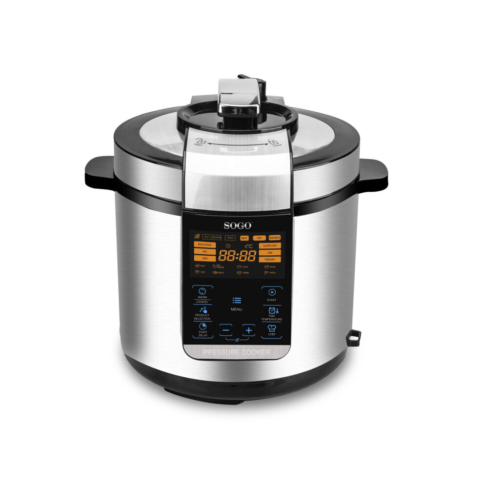 Olla a presión eléctrica SOGO 6L 1000W multifunción deluxe