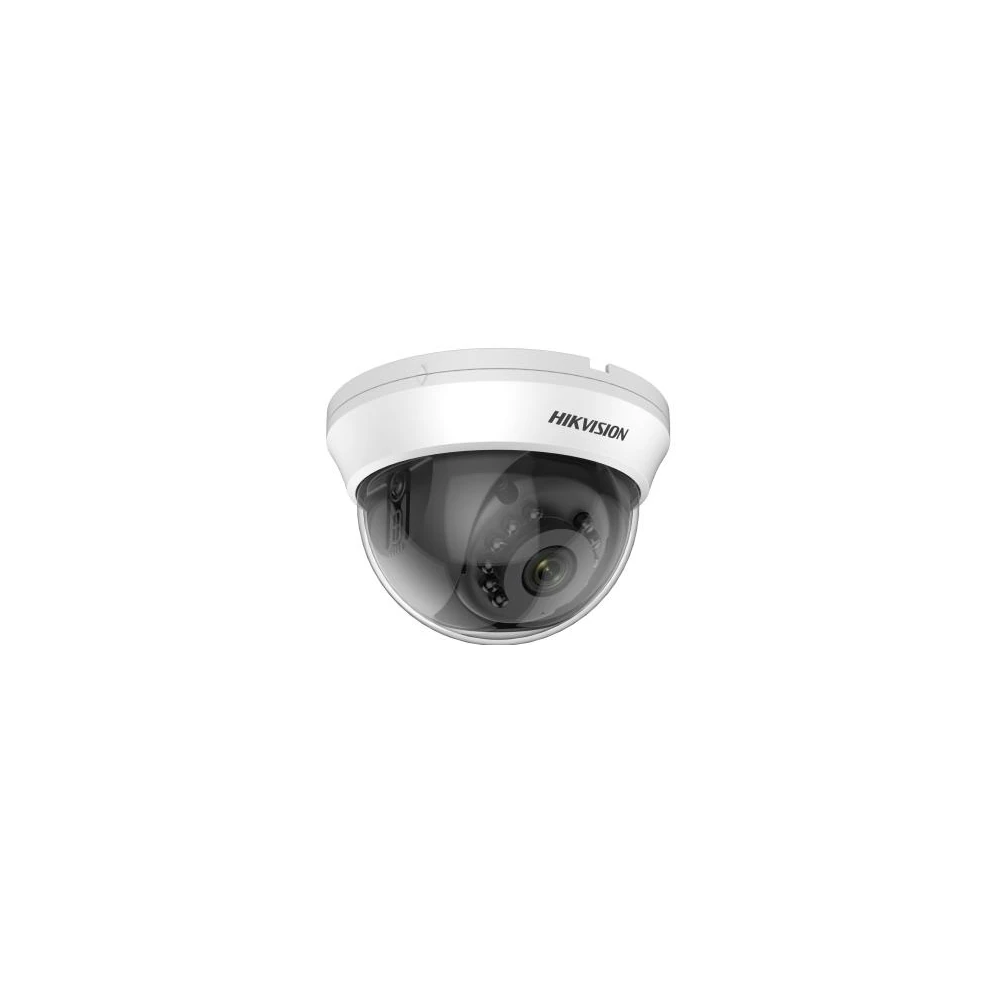 Cámara Domo Hikvision 5MP DS-2CE56HOT-IRMMF Lente 2.8mm Visión Nocturna