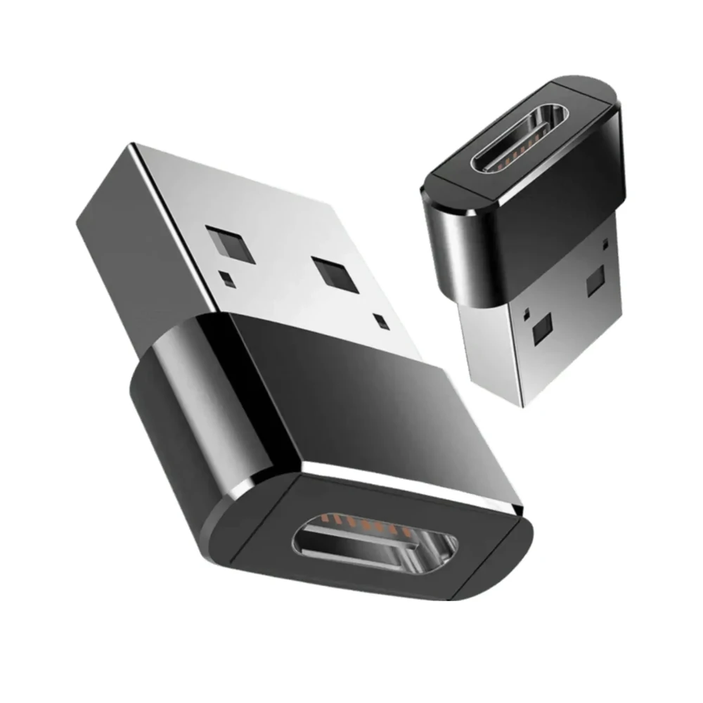 Convertidor USB a USB Tipo C Plug & Play Negro Jaltech Universal