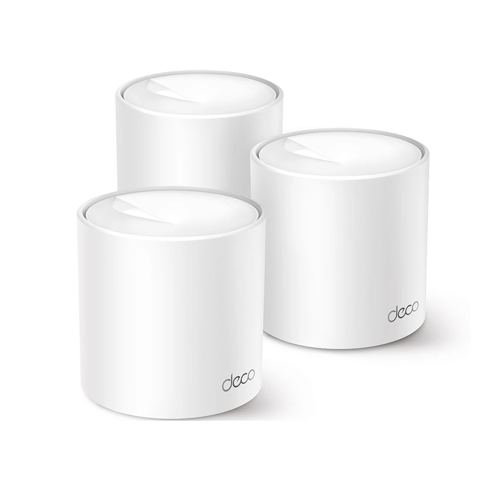 Sistema Mesh Wi-Fi 6 TP-Link Deco X10 3 Pack AX1500 Cobertura Total 520m²
